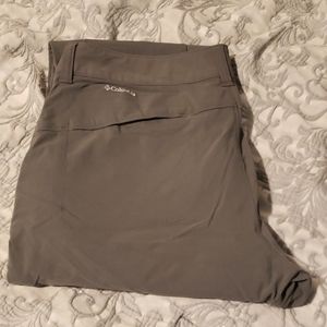 Columbia zip off pants with omni shield